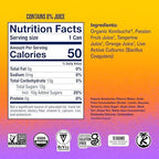 Health-Ade Passion Fruit-Tangerine Kombucha, Organic Drink, 12-Pack (11.5 Fl Oz Cans) – Fermented Tea with Probiotics, Non-GMO, Vegan, Gluten-Free