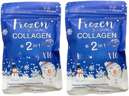 2 Packs Frozen Collagen 2 in 1 Collagen Glutathione - Anti-Aging Radiant Glow