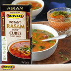 Massel Rasam Bouillon Cubes/Instant Rasam Soup Base | 10 Cubes |Asian Instant Soup Base | Plant Based Broth, Gluten & Dairy Free, Vegan