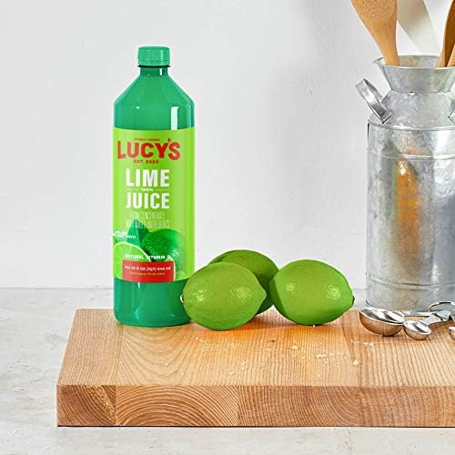 Lucy's Family Owned - 100% Lime Juice 32oz. Bottle (2 PACK)