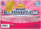Bodhi Dog Stainless Steel Comb - Metal Detangler Grooming Brush for Dogs & Cats - Removes Knots, Tangles & Matted Fur - Ideal for Short & Long Hair - Reduces Shedding & Prevents Hair Breakage