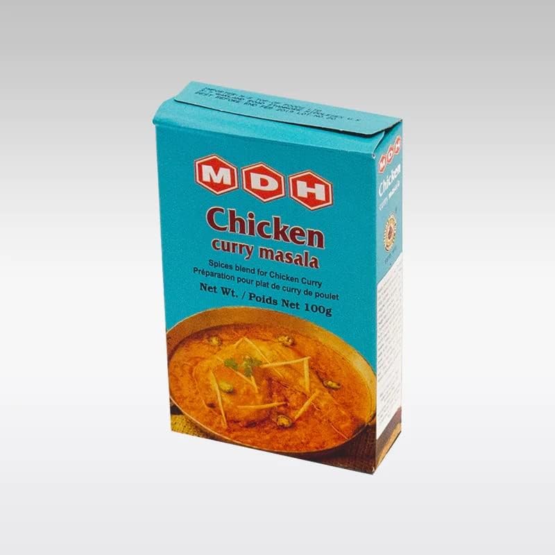 MDH Chicken curry Masala 100g (Pack of 3)– Instant Spicy Chicken curry Masala - Makes Your Food Delicious - Enhances the flavours of the meal