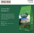 Green Mountain Coffee Roasters Sumatra Reserve, Whole Bean Coffee, Bagged 18 oz