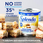 SPLENDA Reduced Calorie Sweetened Condensed Milk, No Sugar Added, 14 Ounce Can (Pack of 2)