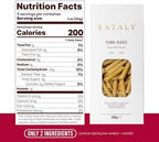 Eataly Italian Penne Rigate Pasta Noodles - 500g (17 oz.) Box -Authentic Durum Semolina Wheat - Made in Italy- Dried Pasta for Gourmet Dining, 1 Pack