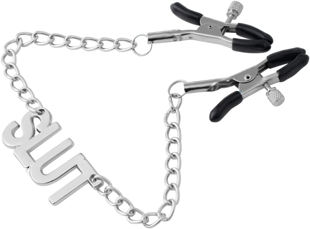 Metal Nipple Clamps Exotics Nipple Grips Non-Piercing Nipple Rings Adjustable Weight Metal Nipple Clamps Nipple Clip for Women Nipple Toy G45