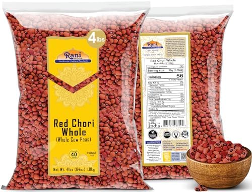 Rani Red Chori Whole (Adzuki Beans) 64oz (4lbs) 1.81kg Bulk ~ All Natural | Vegan | Gluten Friendly | NON-GMO | Kosher | India Origin