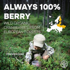 Jungle Powders Wild Cranberry Powder Organic 5 Ounces, USDA Certified Freeze Dried Organic Cranberries Powder for Baking Flavoring Smoothies, Additive Filler Free Superfood Extract from Whole Berries