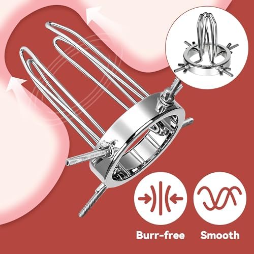 4 Beads Adjustable Anal Plug & Dilator, Anal Expander Vaginal Expander Anal Stretcher BDSM Toy Private Massager with Smooth Design, Anal Plug Anal Toys for Men,Women and Beginners Adult SM Accessory