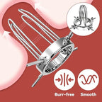 4 Beads Adjustable Anal Plug & Dilator, Anal Expander Vaginal Expander Anal Stretcher BDSM Toy Private Massager with Smooth Design, Anal Plug Anal Toys for Men,Women and Beginners Adult SM Accessory