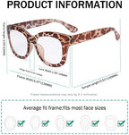 Eyekepper Oversized Reading Glasses - Retro Readers for Women Reading - Brown/Tortoise Frame +1.75