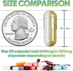 XPRS Nutra Size 00 Empty Capsules - 100 Count Empty Vegan Capsules - Vegetarian Empty Pills - DIY Vegetable Capsule Filling- Veggie Pill Caps (Purple Carrot)