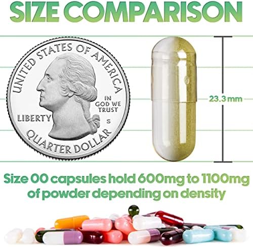 XPRS Nutra Size 00 Empty Capsules - 1000 Count Empty Gelatin Capsules - Pills DIY Capsule Filling - Fillable Pill Gel Caps for Do-It-Yourself Supplements (Red)