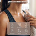 Portable Sauna,Upgraded 2 Person Sauna Box with 4L 1500W Steamer,Full Body Home Spa with 2 Foldable Chairs,9 Levels of Sauna Box with Remote Control（Grey）