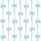 IHR Ideal Home Range Party Napkins Rosanne Beck Disposable 3-Ply Paper Lunch Napkin Pack, 6.5" x 6.5", Baby Toile (Blue), 20-Count