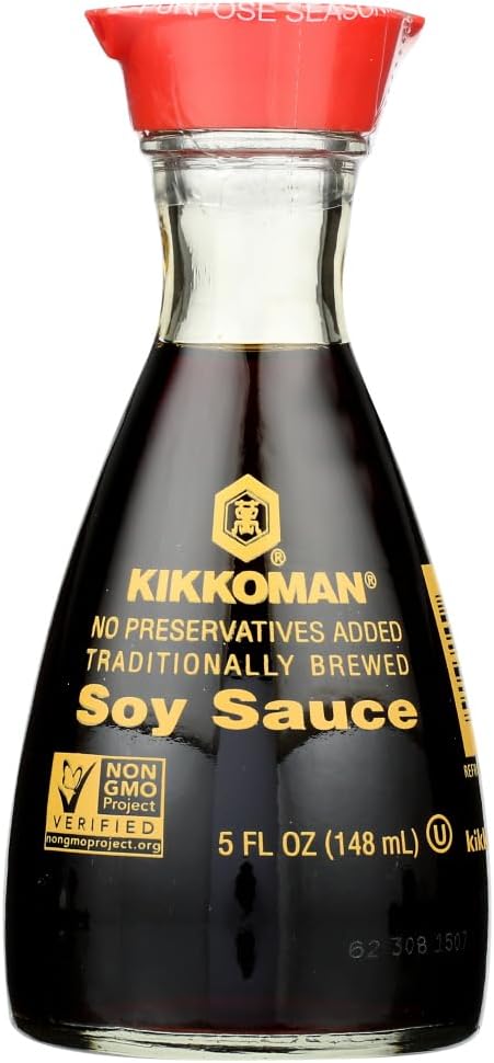 Kikkoman Soy Sauce 5 OZ (Pack of 2)