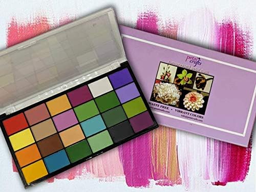 Petal Crafts Palette Dust Set (72 Pack), 48 Matte Colors and 24 Dazzler Colors