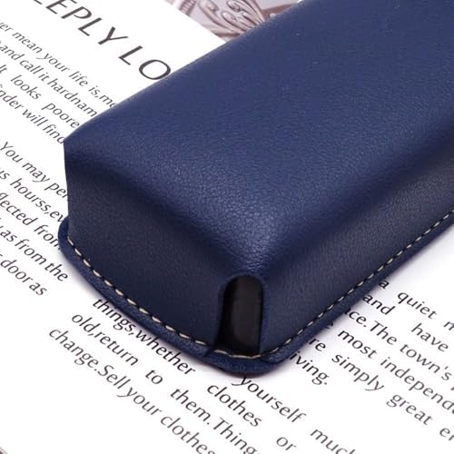 Small Glasses case with Belt Loop,PU Leather Vintage Eye Glasses Pouch Sunglass Holder