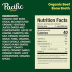 Pacific Foods Organic Beef Bone Broth, 32 oz Carton