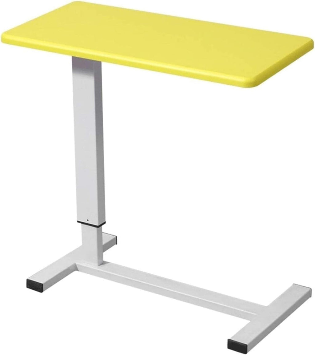 Overbed Table Overbed Table Wheels Bedside Desk C-Shaped Base Laptop Desk Home Office Sofa Side End Tables Days Overbed Table Mobile Stand-Up Computer Desk Height-Adjustable Can Be Used For Profession