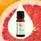 Plant Therapy Organic Pink Grapefruit Essential Oil Pink 10 mL (1/3 oz), 100% Pure, Undiluted Citrus Paradisi for Aromatherapy, Skin, Hair & Home