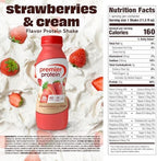 Premier Protein Shake, Strawberries & Cream, 30g Protein, No Added Sugar, 24 Vitamins & Minerals to Support Immune Health, 11.5 fl oz, 12 Pack