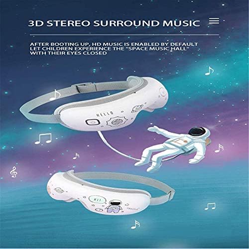 Children's Eye-Massager-with-Heat-Vibration, Children's Eye Care Device for Dry Eyes Eyestrain Headaches Fatigue Relief Therapy Great Gift Idea