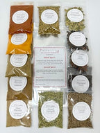 Authentic Indian Spice 12 Spice Set: Assorted Spices, Herbs, and Seasonings