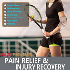‌CINLITEK Adjustable Elbow Brace for Men & Women - Instant Pain Relief for Tennis Elbow, Golfer’s Elbow, Tendonitis & Arthritis - Advanced Support for Weightlifting, Gym, Sports Injury Recovery & Daily Use