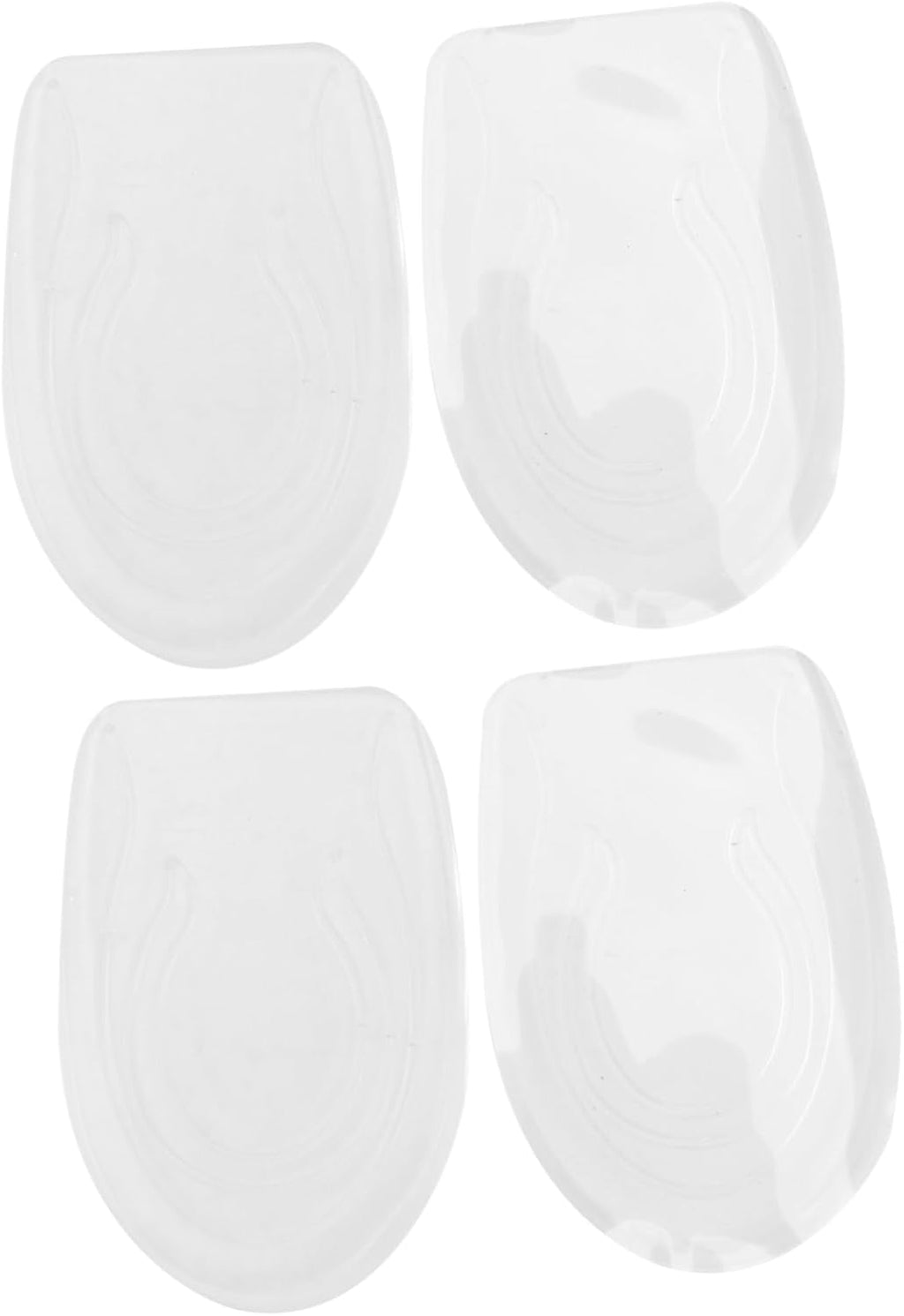 Beaupretty 2pairs Invisible Heighten Insole with Shock Absorption Soft Silicone Cushion Pad for Foot Protection Breathable Comfortable Shoe Inserts for Men and Women