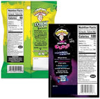 Warheads Extreme Sour Hard Candy, Assorted Flavors 2 OZ Bag | Warheads Galactic Mix Cubes Chewy Candy, 3.5 Ounce Bag