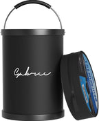 4 Gallon Collapsible Bucket with Handle,Waterproof- Car Wash Bucket Foldable Water Storage Container for Camping Fishing Beach Gardening, Portable Laundry Wash Basin for RV Cleaning Supplies