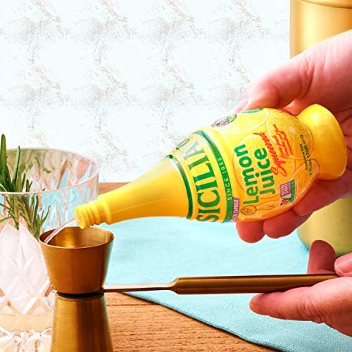 Sicilia Lemon Juice, 4 Fl Oz (Pack of 6)
