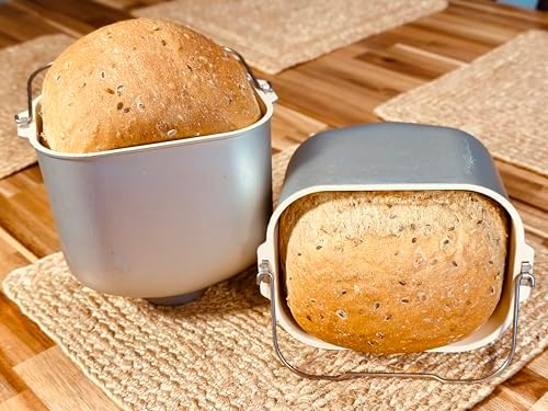 Molibake Multigrain Bread Mix – Premium All-Natural Baking Mix for Bread Machine and Oven – 15 oz – Gourmet Blend with Sunflower Seeds, Brown Flax, Pumpkin Seeds, Oat Flakes, Rye, Barley Malt, Wheat Bran – Easy-to-Use Bread Maker Mix for Homemade Baking