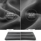 Microwave Heating Pad 6 x 12 Heating Pad Microwave, Microwave Bean Bag Heating Pad for Neck and Shoulders, Moist Heat Pack Pillow Warm Compress for Knee, Muscles, Joints, Abdomen (Dark Gray)