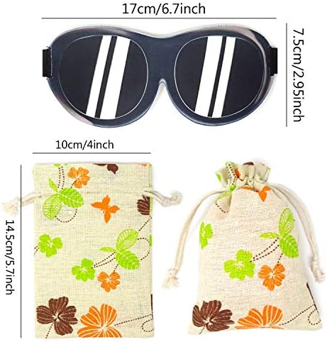 Honbay 3D Funny Eyeshade Soft Sleep Eye Mask with Adjustable Head Strap for Travel, Game, Party, Rest, Sleeping(Sunglasses)