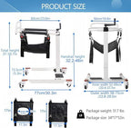 Patient Lift Transfer Chair, Portable Lift Aid for Elderly/Disabled, Bedside Commode Transport Chair (Basic Version)