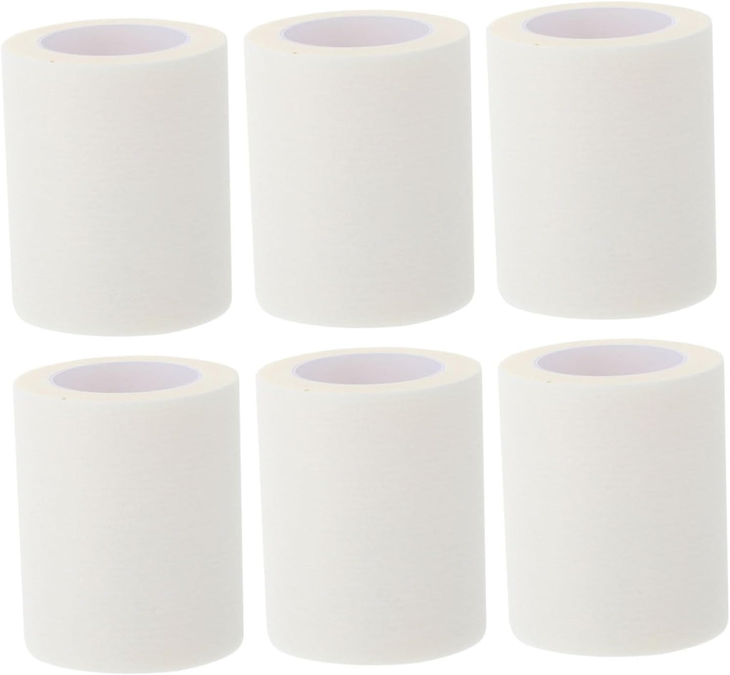 CALLARON 6rolls Breathable Adhesive Tapes for Use of Fixing Tools Comfortable Skin for First Aid and Dressings