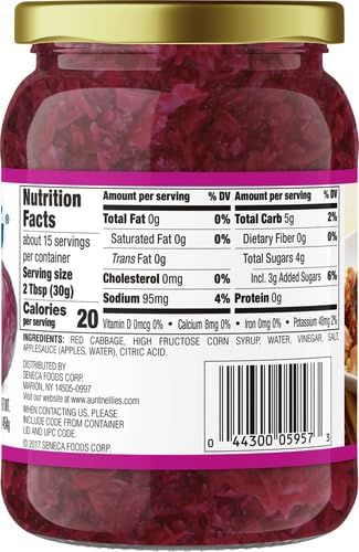 Aunt Nellies Red Cabbage Sweet & Sour, 16 oz