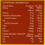 Nairn's Stem Ginger Oat Biscuits, 7.1-Ounce Boxes (Pack of 6)