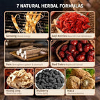 Ginseng Five Treasures Kidney Tea, Traditional Chinese Herbal TeaBags, Natural Kidney Cleanse Detox Tea for Women & Men, 7 Precious Ingredients Formula(1 Pack/25 Bags)