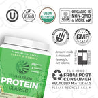 Sunwarrior Brown Rice Protein Powder with Bcaa & Amino Acids Raw Rice Protein Shake Gluten Free Low Carb Dairy Free | Plant Based Classic Sprouted Brown Rice Protein Powder Natural 375g