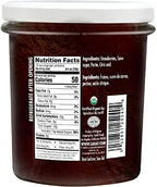 Sadaf Organic Strawberry Jam - Jelly made from organic strawberries - Organic jam strawberry spread - Fruit spread of strawberry jam organic -13 oz