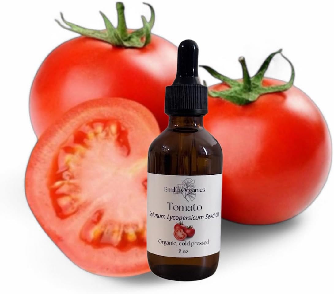 Tomato Seed Oil, Organic, Cold Pressed, Unrefined, Natural, 2 Fl Oz