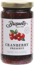 Braswell’s Sweet and Savory Jellies, Jams, and Preserves – Small-Batch, Renowned Specialty, Made in USA, Since 1946 (10.5 Ounce, Cranberry)