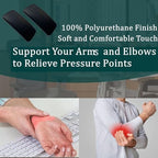 Chair Armrest Replacement, Arm Pad Caps Replacement for Haworth Zody Office Chair 1 Pair (Black)