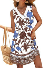 WIHOLL Summer Dresses for Women Beach Vacation Clothes Sundress Dress Hawaiian Boho Dresses Fashion Travel Cruise Outfits