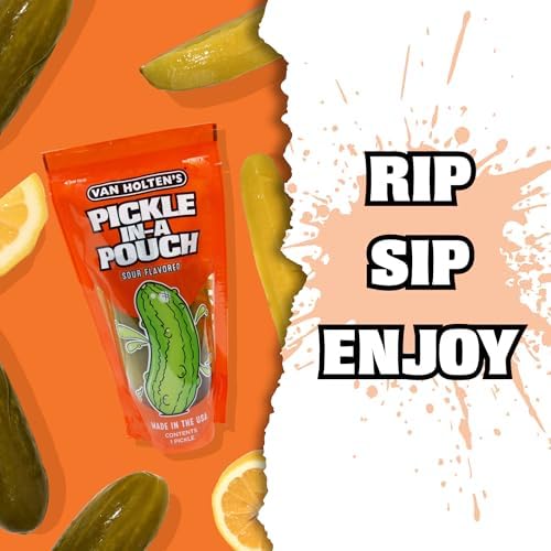 Van Holten's Pickles - Jumbo Sour Pickle-In-A-Pouch - 6 Pack