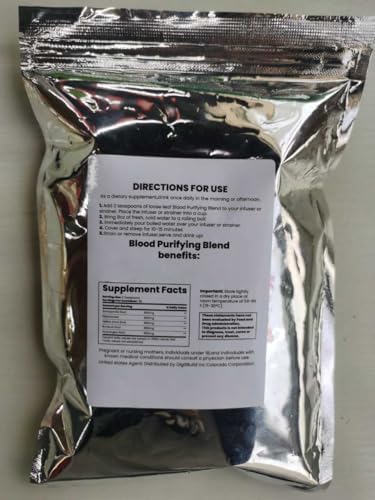 2Bag Blood Purifying Blend Tea, All Natural Ingredients for Men Women