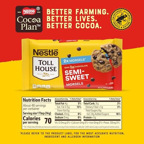 Nestle Toll House Semi Sweet Chocolate Chips, 24 Oz